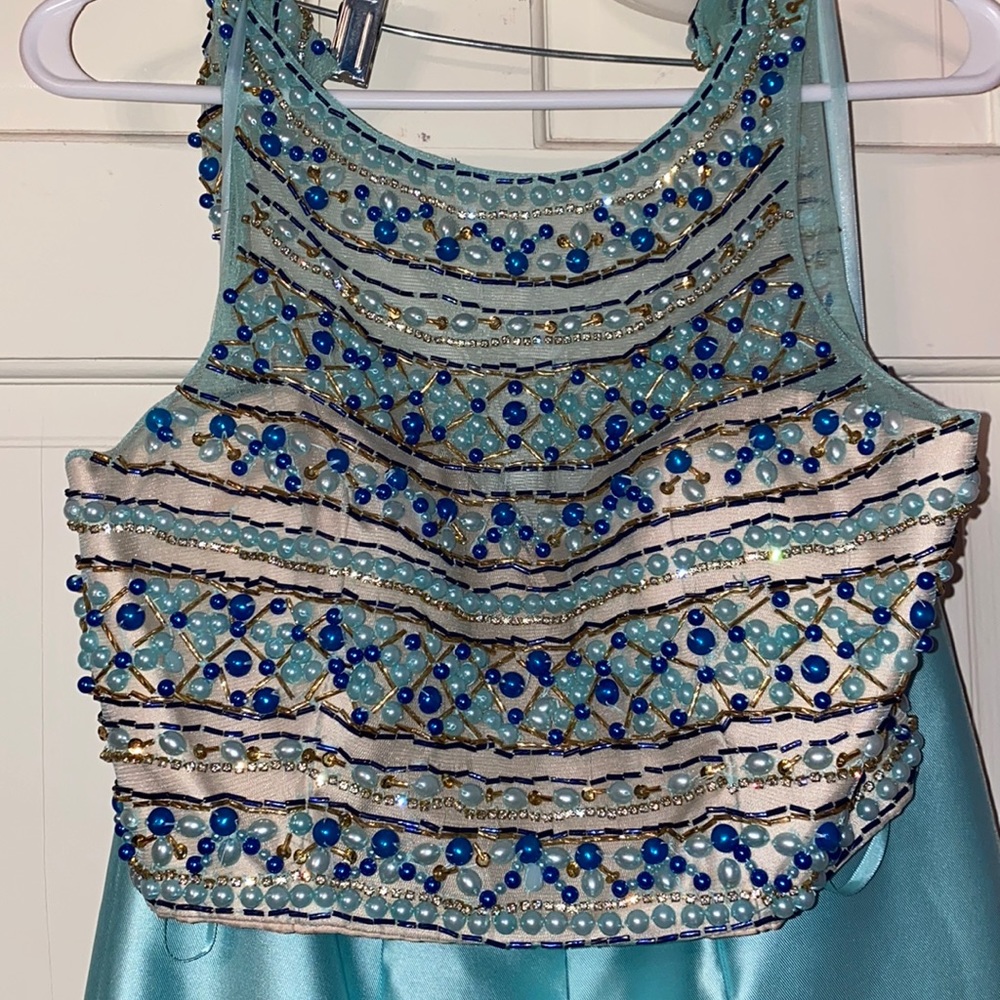Turquoise Prom Dress